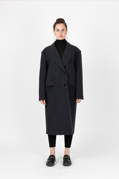MANTEAU CABAN LONG OVERZISE