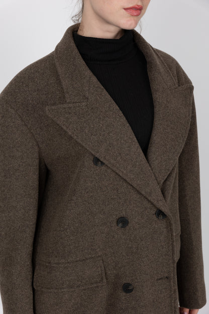 MANTEAU CABAN LONG OVERZISE