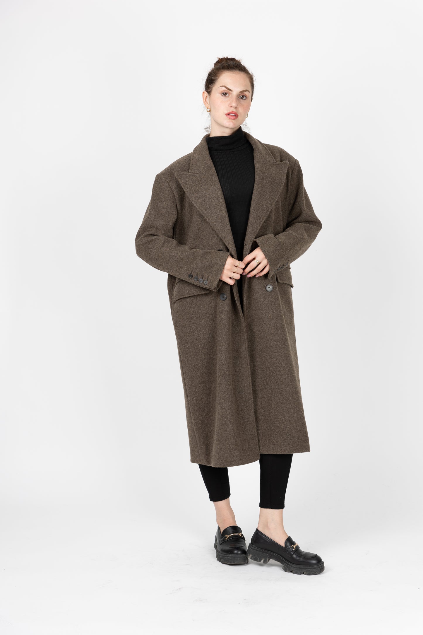 MANTEAU CABAN LONG OVERZISE