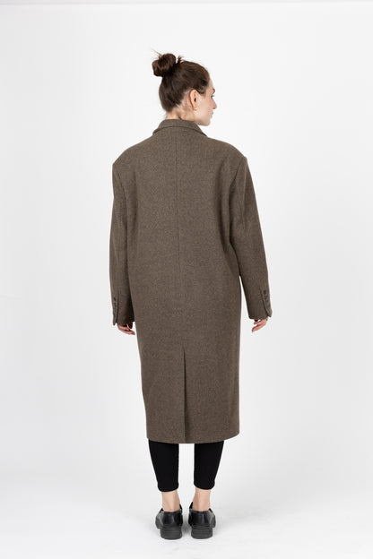 MANTEAU CABAN LONG OVERZISE