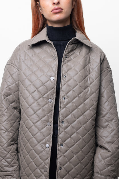 Oversized quilted jacket