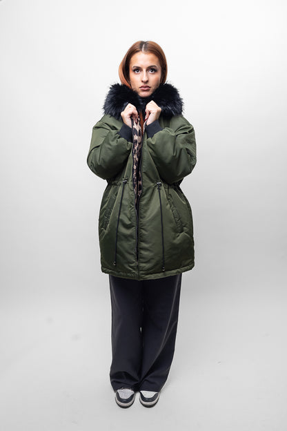 Long reversible Parka