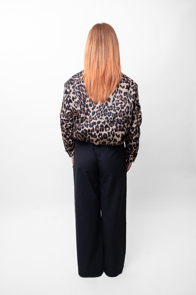 Leopard Short Bomber