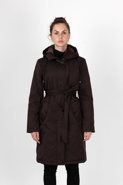 PARKA STYLE TRENCH À CAPUCHE