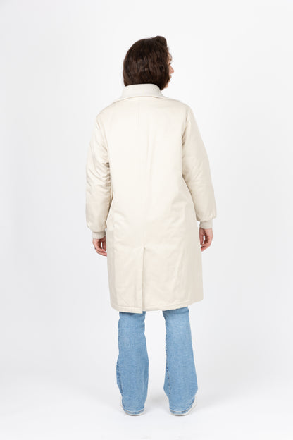 PARKA IMPERMÉABLE EN COTON MÉLANGÉ