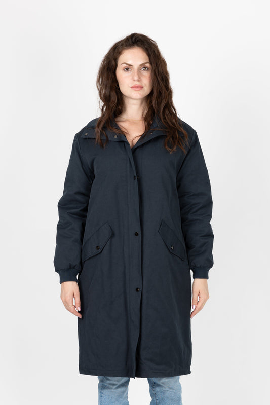 PARKA DE MEZCLA DE ALGODÓN IMPERMEABLE