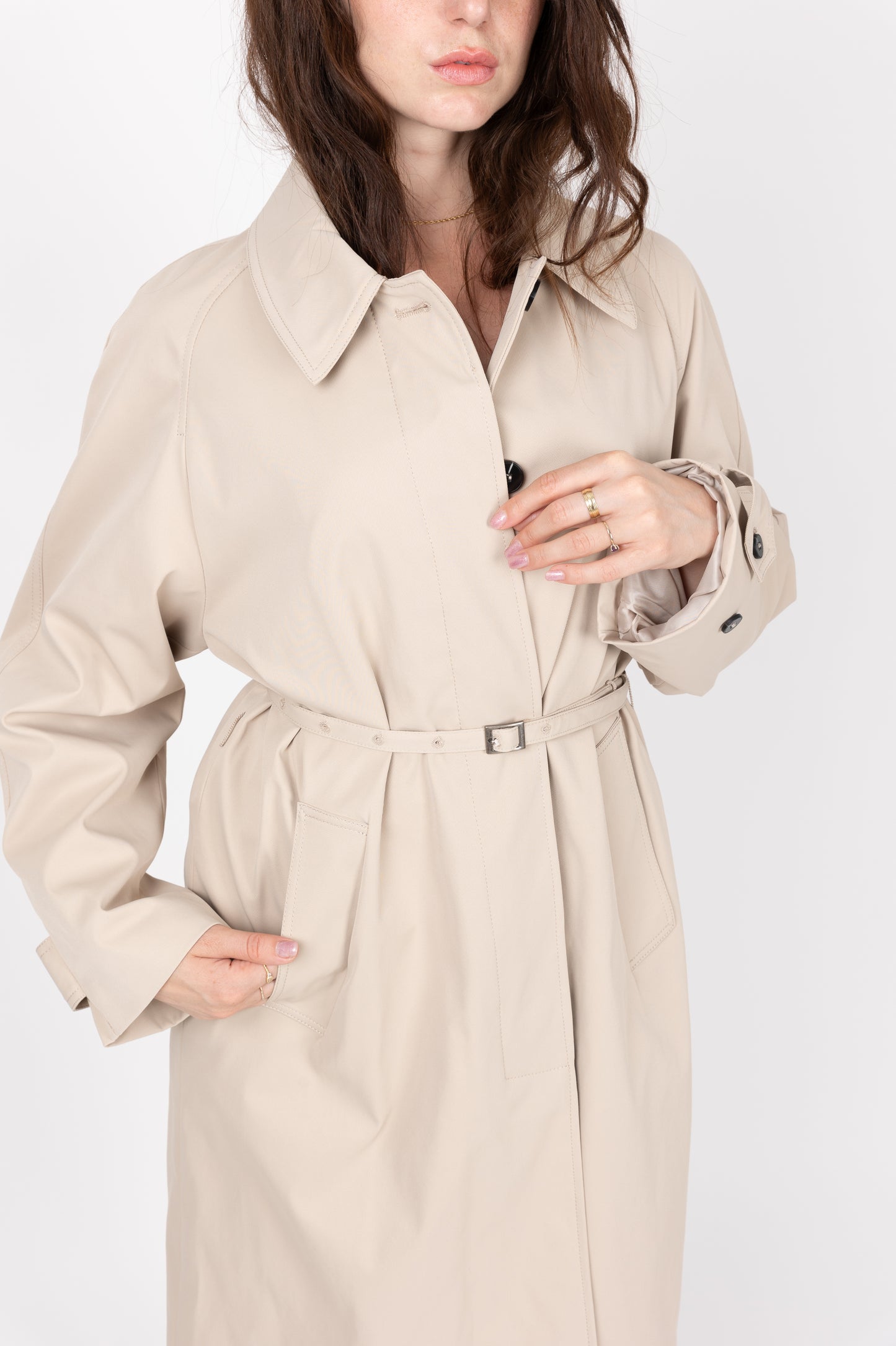 TRENCH IMPERMÉABLE A CEINTURE FINE