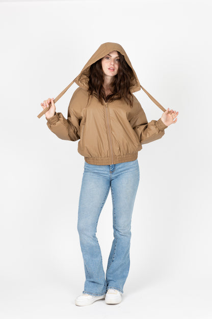 BLOUSON IMPERMÉABLE À CAPUCHE