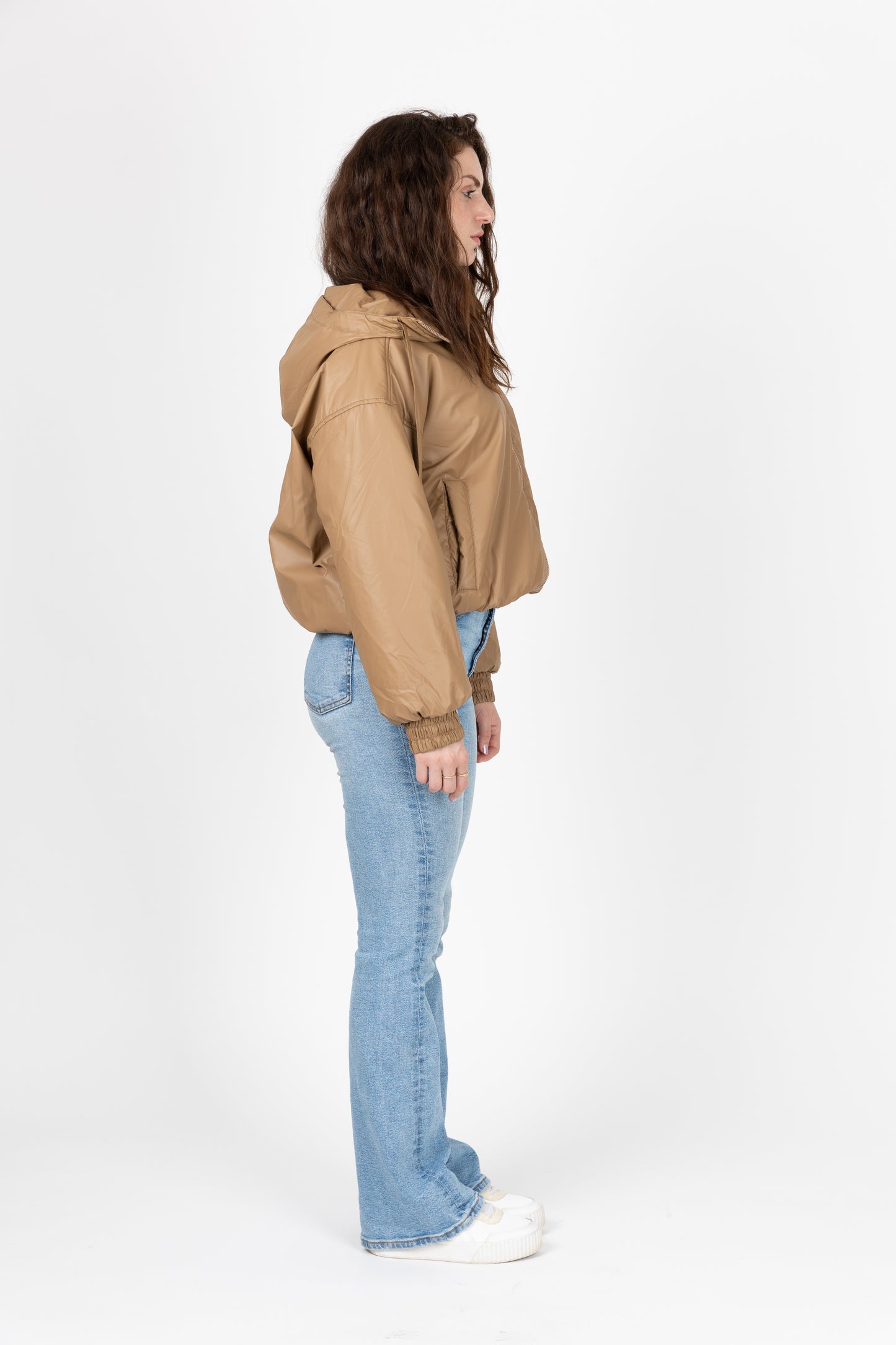 BLOUSON IMPERMÉABLE À CAPUCHE