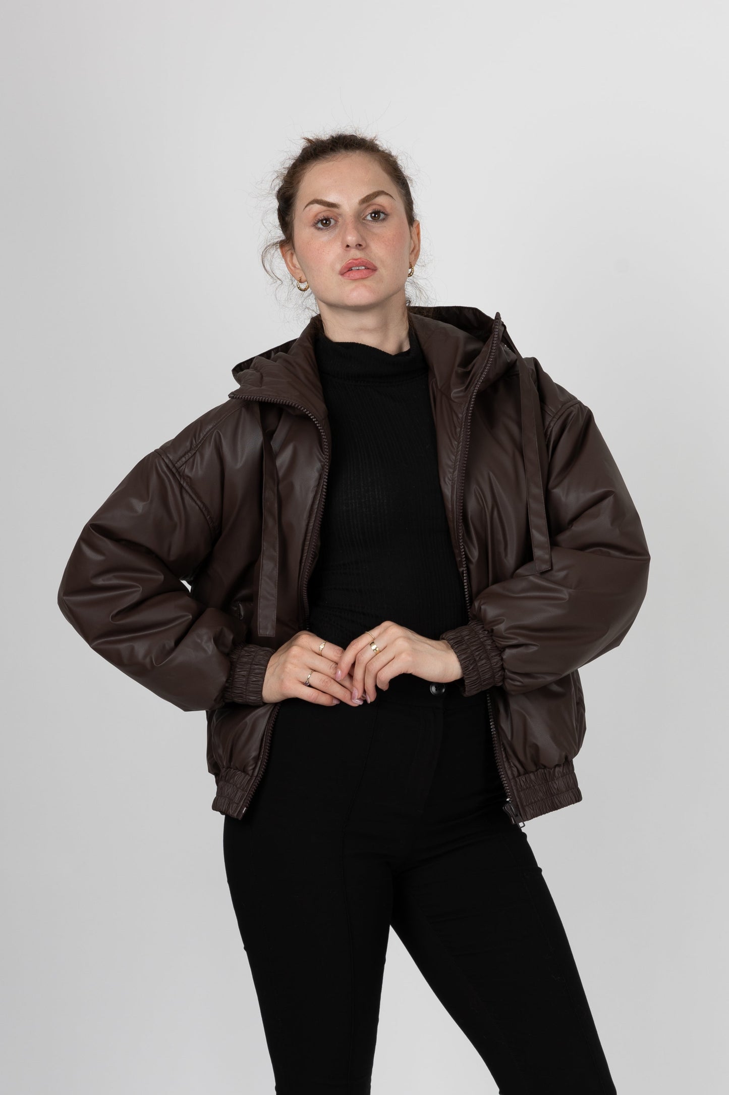 BLOUSON IMPERMÉABLE À CAPUCHE