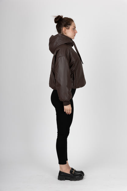 BLOUSON IMPERMÉABLE À CAPUCHE