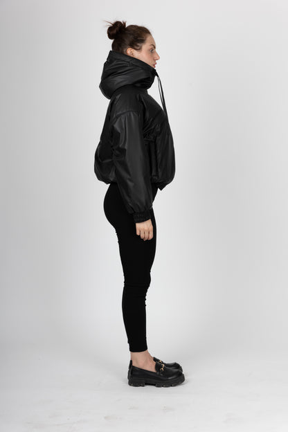BLOUSON IMPERMÉABLE À CAPUCHE