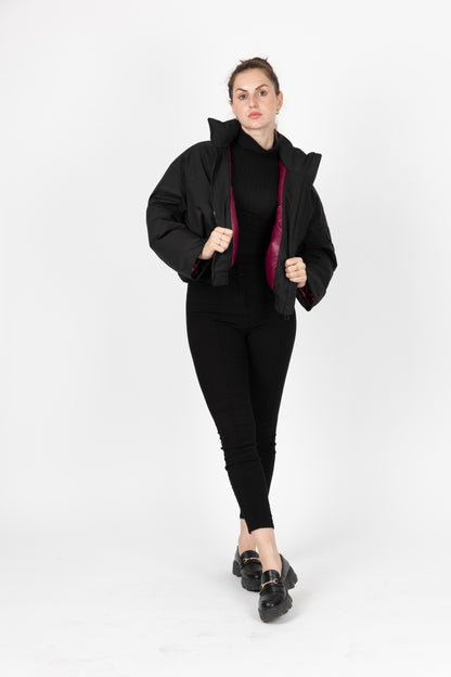BLOUSON IMPERMÉABLE EFFET BOULE