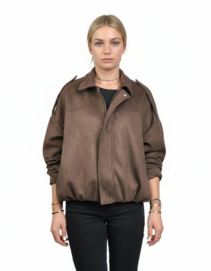 VESTE COURTE EFFET DAIM