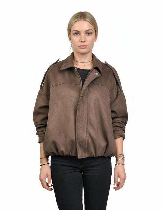 CHAQUETA CORTA EFECTO ANTE