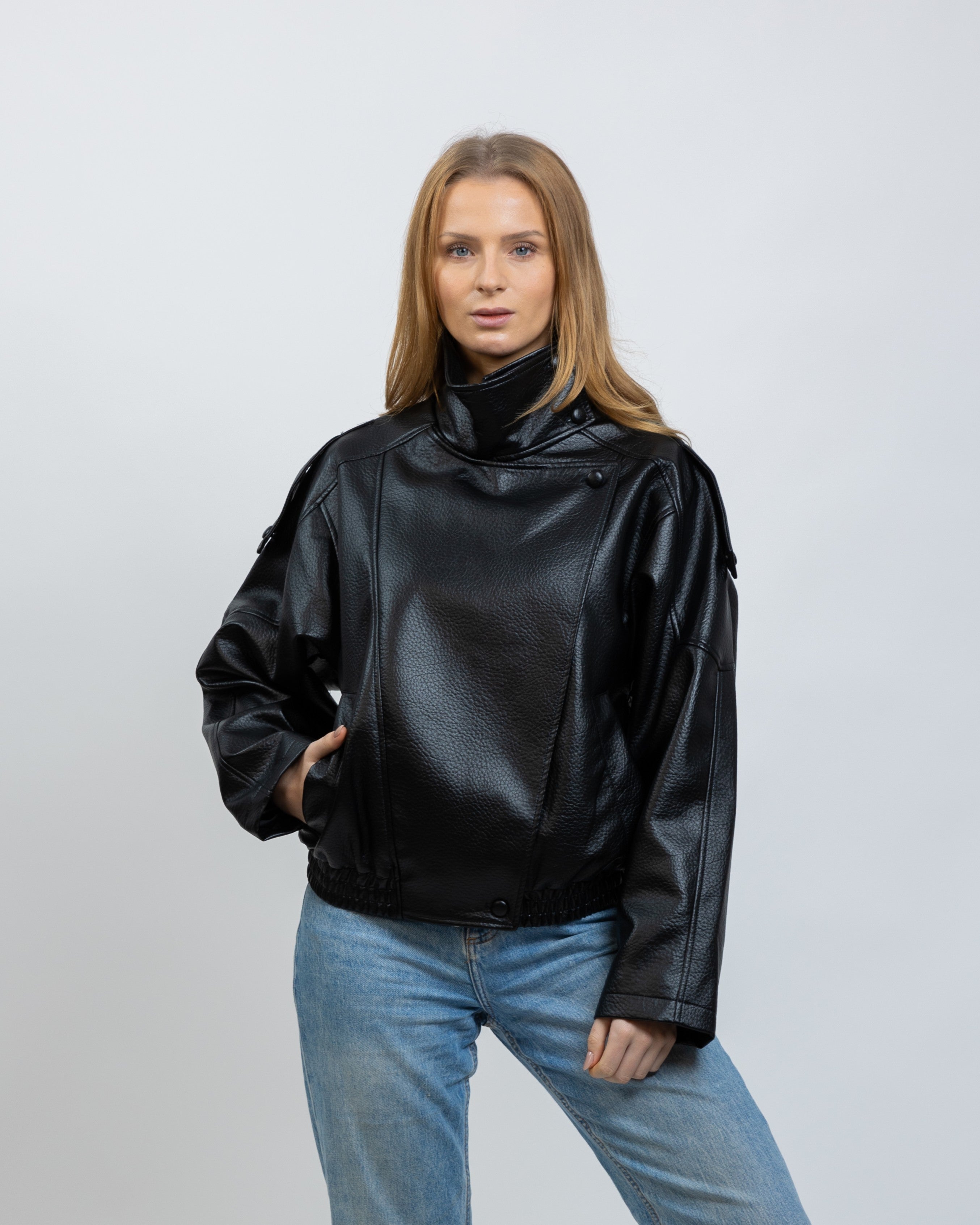 Faux Leather Biker Jacket – K-ZELL PARIS
