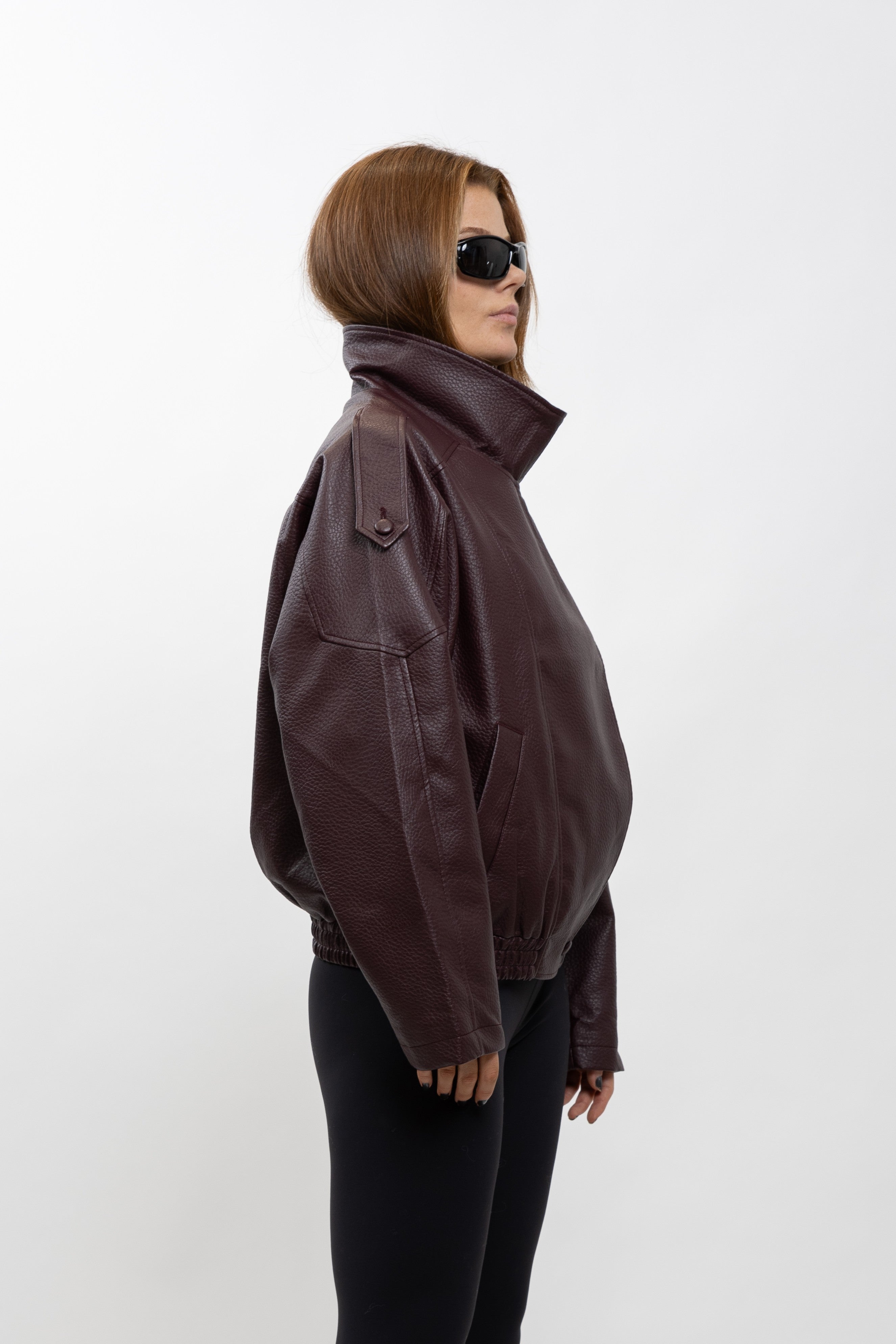 FAUX LEATHER BIKER JACKET - K-ZELL PARIS - Women's Perfecto