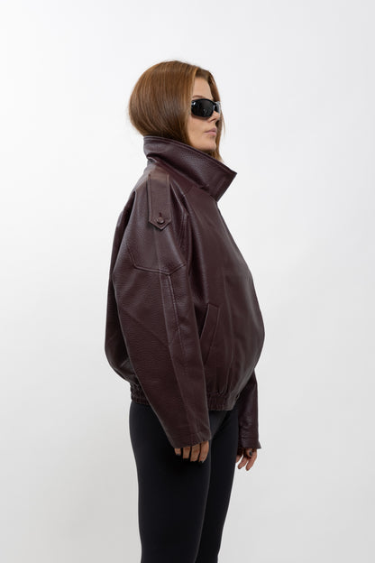 Faux Leather Biker Jacket