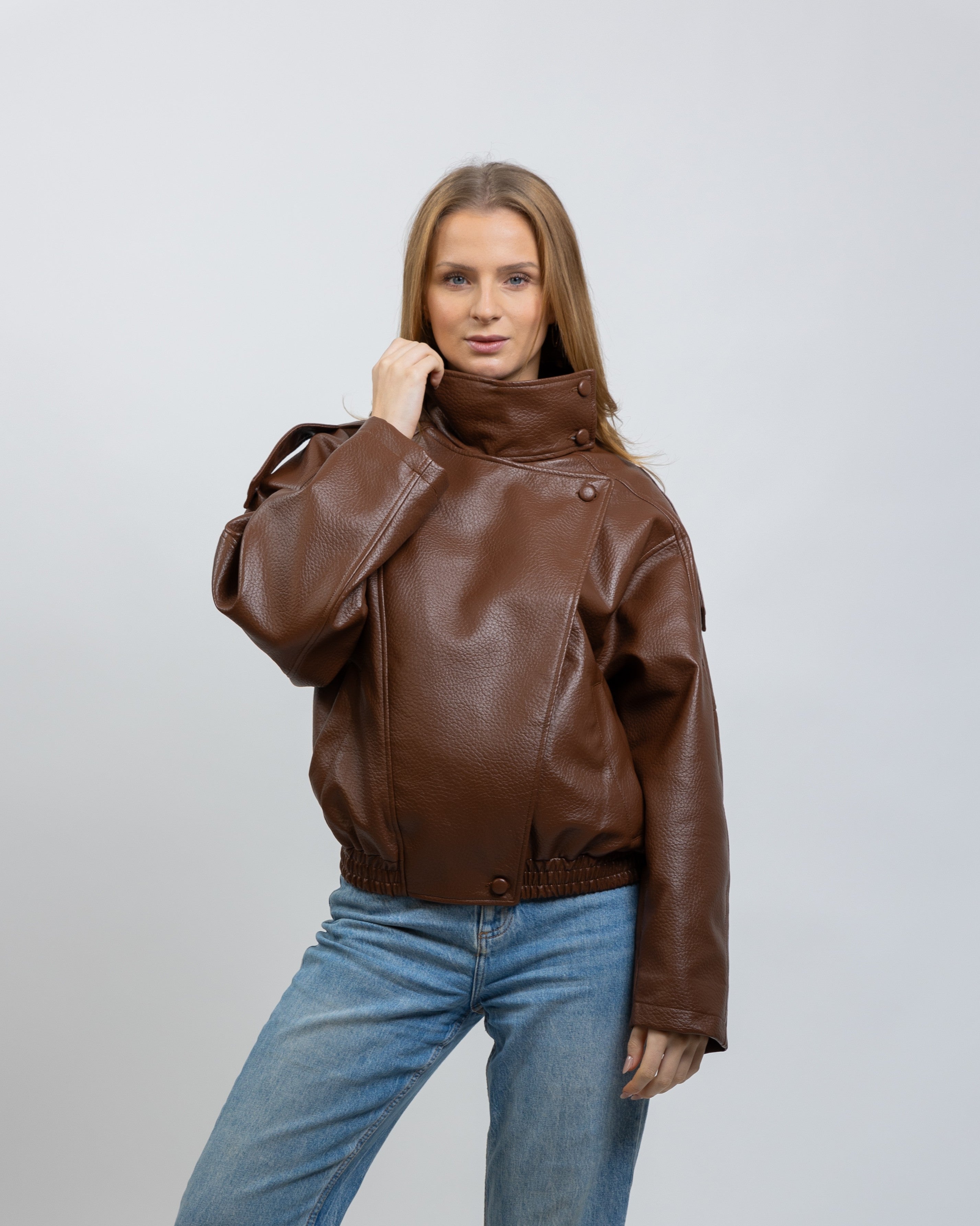 Faux Leather Biker Jacket – K-ZELL PARIS