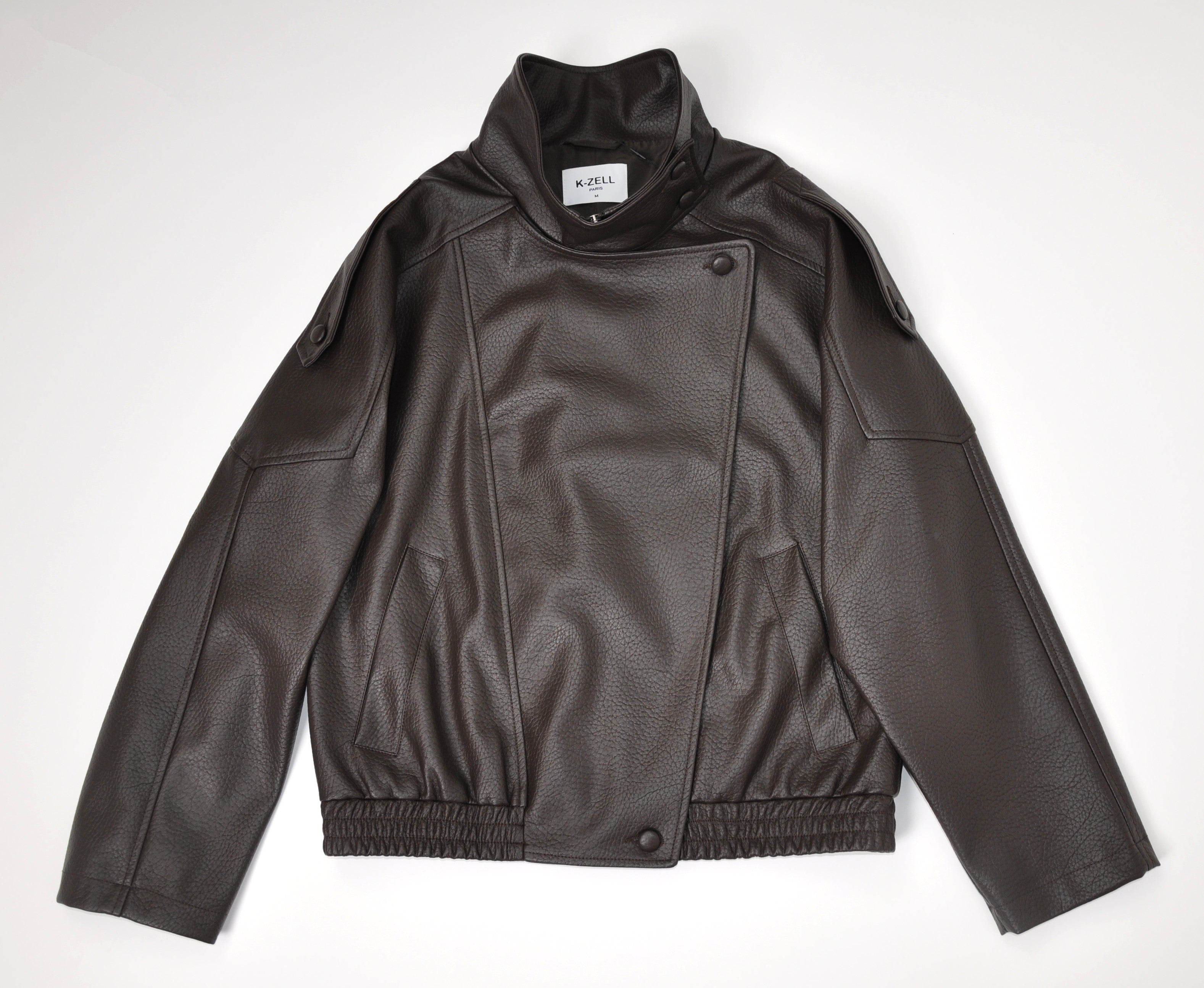 FAUX LEATHER BIKER JACKET - K-ZELL PARIS - Women's Perfecto