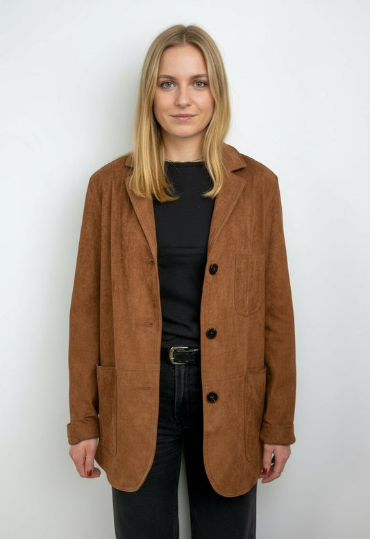 CHAQUETA EFECTO ANTE