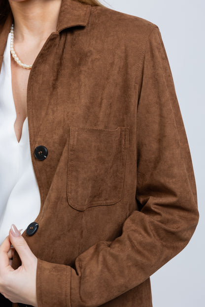 CHAQUETA BLAZER EFECTO ANTE