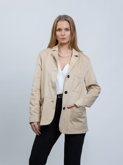 CHAQUETA BLAZER EFECTO ANTE