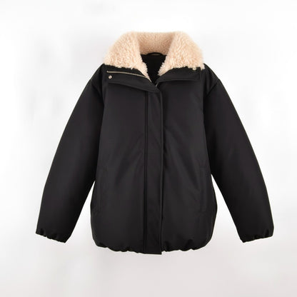 BLOUSON/PARKA AVEC FAUSSE FOURRURE MOUTON