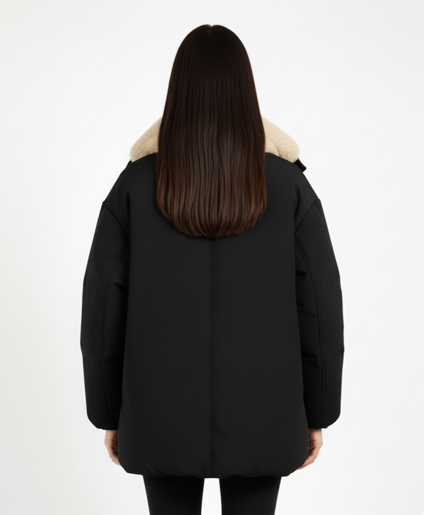 BLOUSON/PARKA AVEC FAUSSE FOURRURE MOUTON