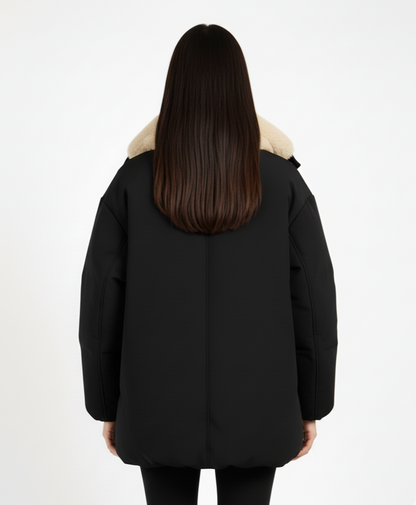 BLOUSON/PARKA AVEC FAUSSE FOURRURE MOUTON