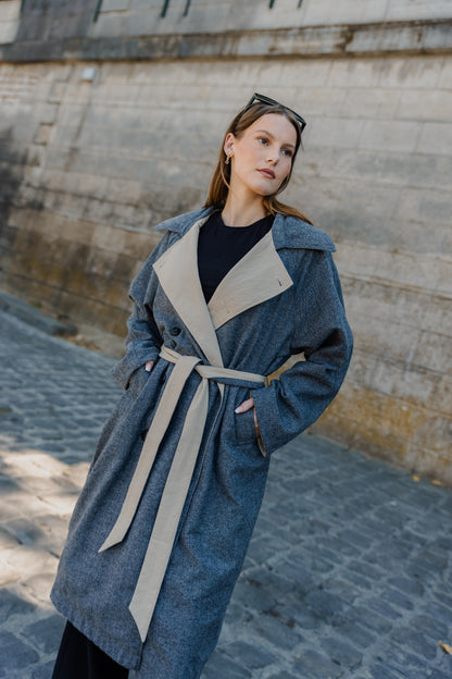 TRENCH RÉVERSIBLE - K-ZELL PARIS
