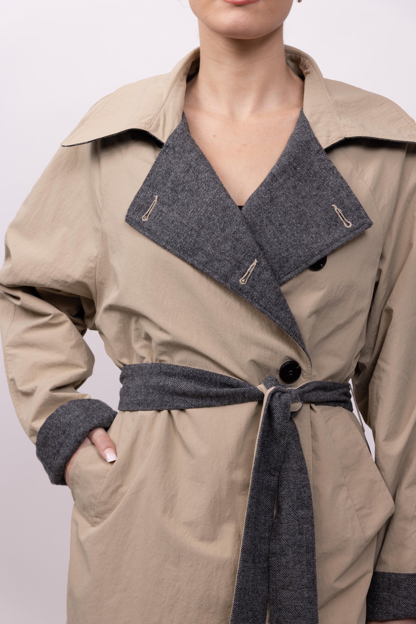 TRENCH RÉVERSIBLE - K-ZELL PARIS