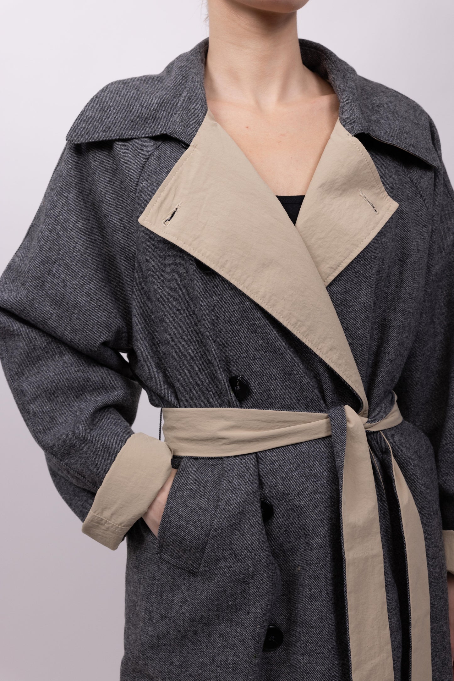 TRENCH RÉVERSIBLE - K-ZELL PARIS