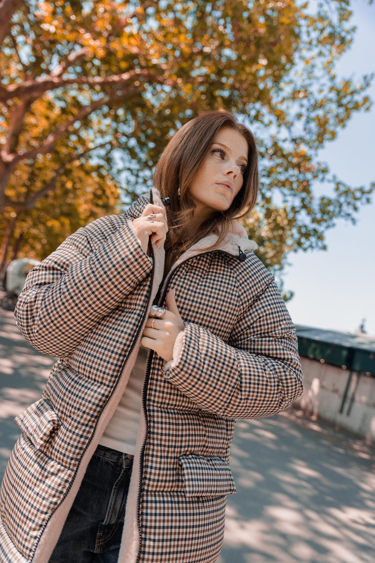 DOUDOUNE REVERSIBLE EN FAUSSE FOURRURE - K-ZELL PARIS