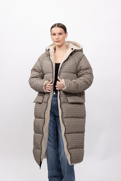 DOUDOUNE REVERSIBLE EN FAUSSE FOURRURE - K-ZELL PARIS