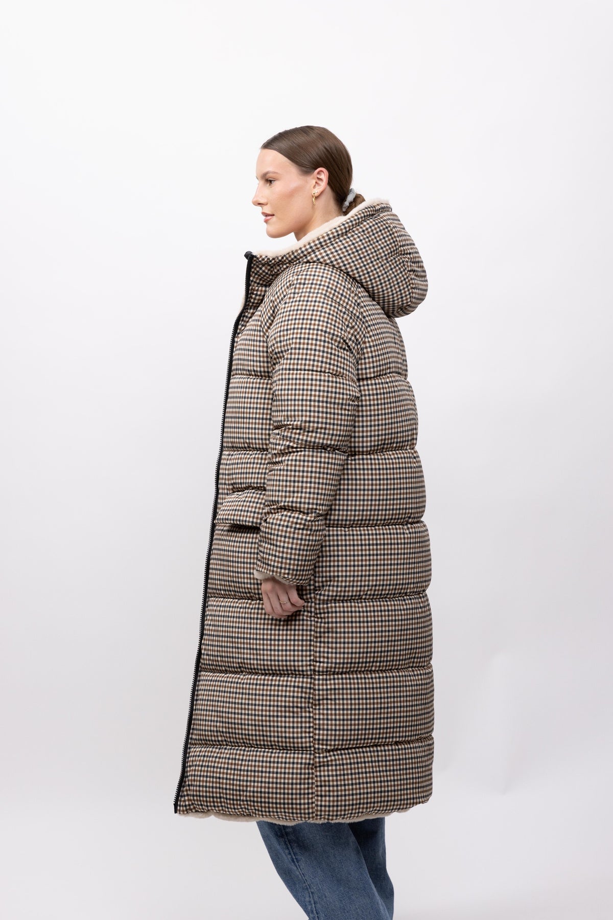 DOUDOUNE REVERSIBLE EN FAUSSE FOURRURE - K-ZELL PARIS