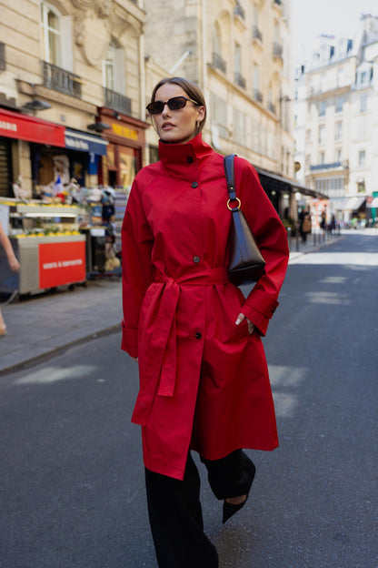 GABARDINA DE CUELLO ALTO