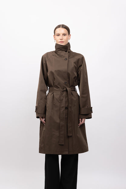 GABARDINA DE CUELLO ALTO