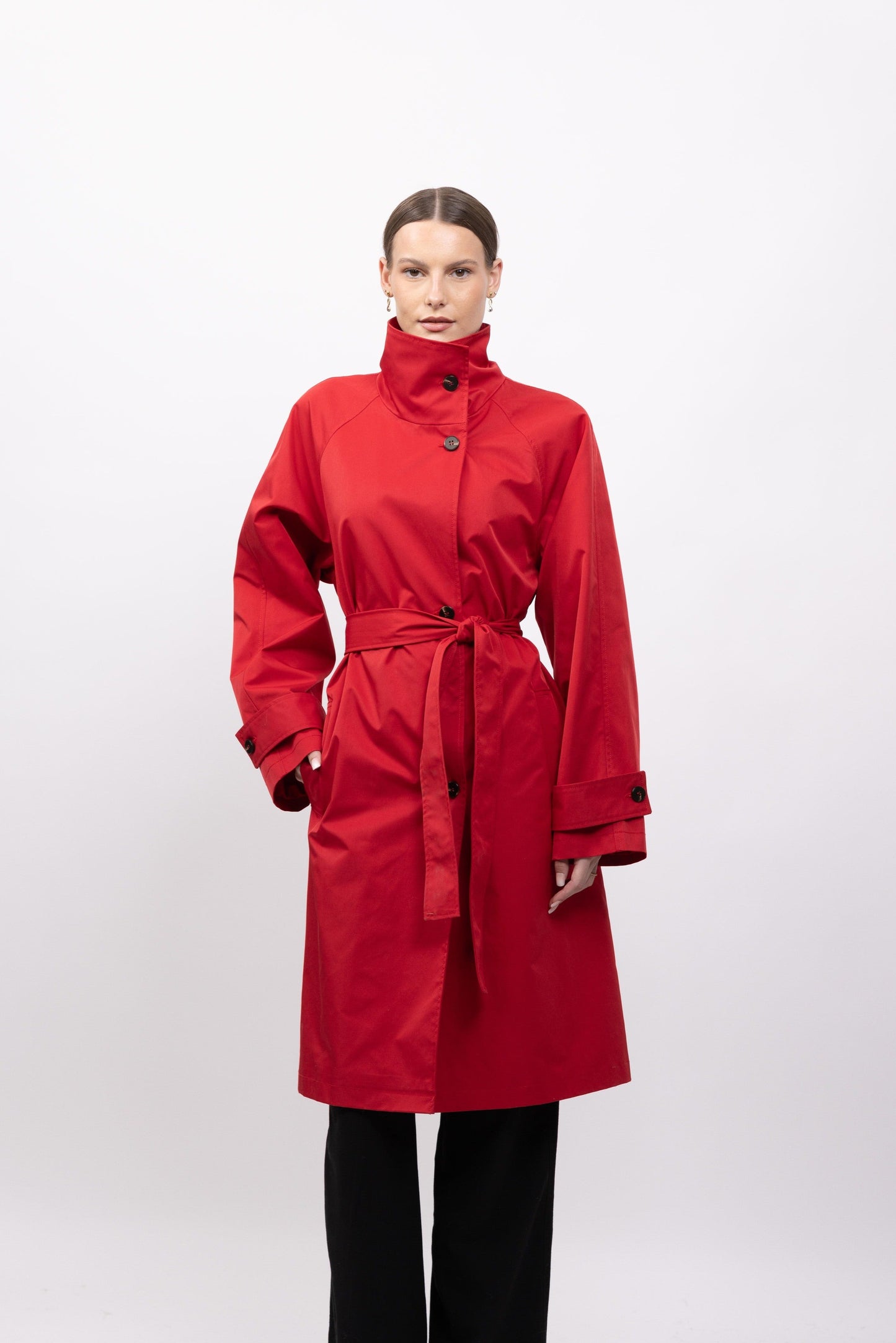 GABARDINA DE CUELLO ALTO