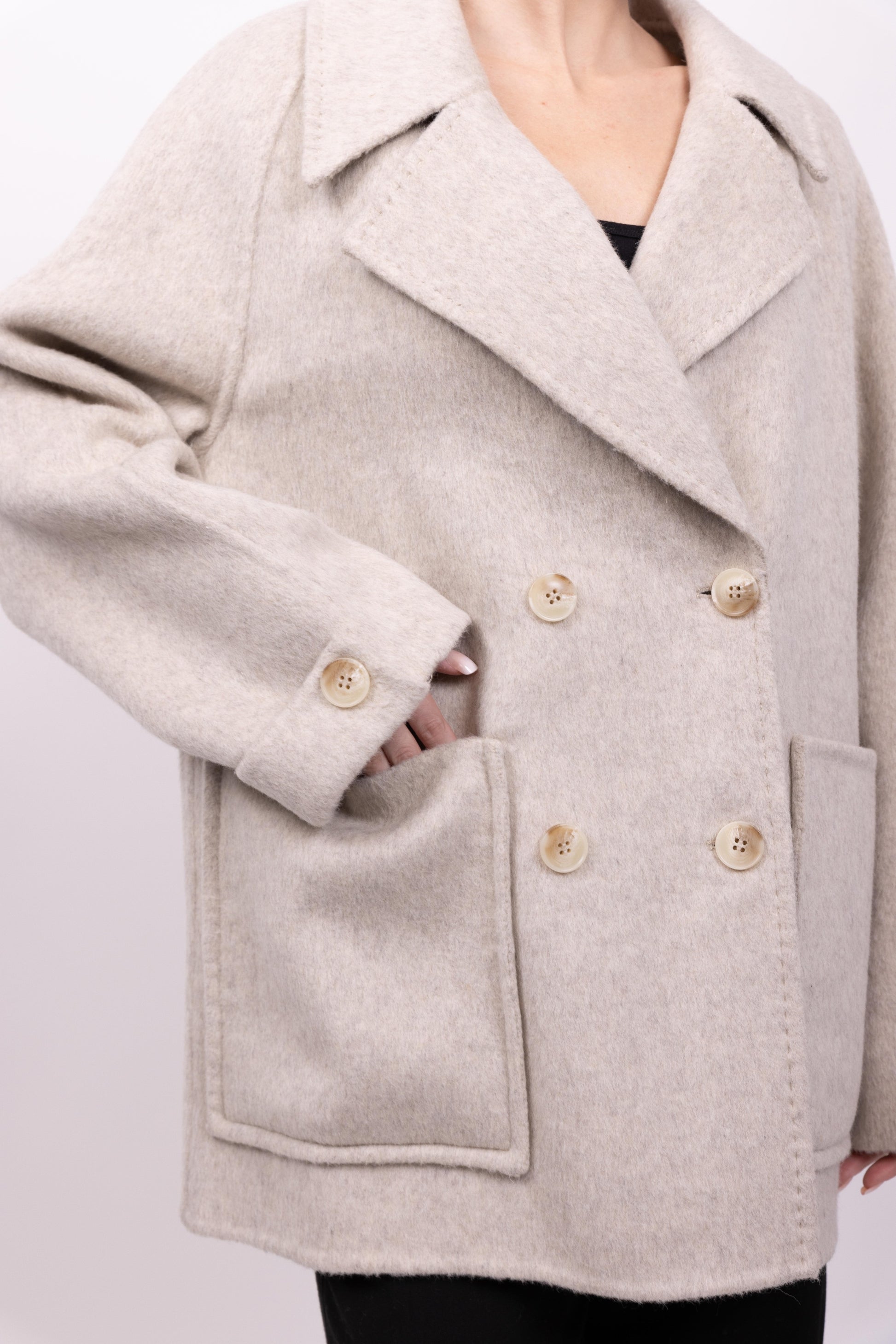 MANTEAU COURT - FAIT MAIN - K-ZELL PARIS