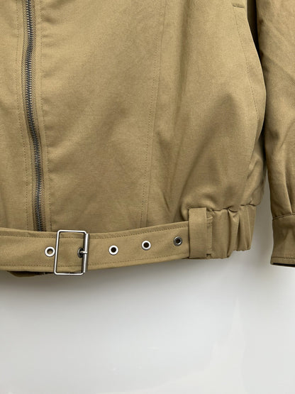 BLOUSON BIKER AVEC FAUSSE FOURRURE MOUTON