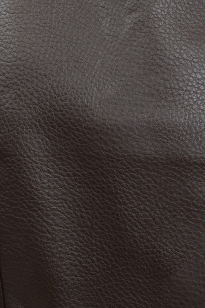 BLOUSON SIMILICUIR AVEC COL AMOVIBLE EN FAUSSE FOURRURE