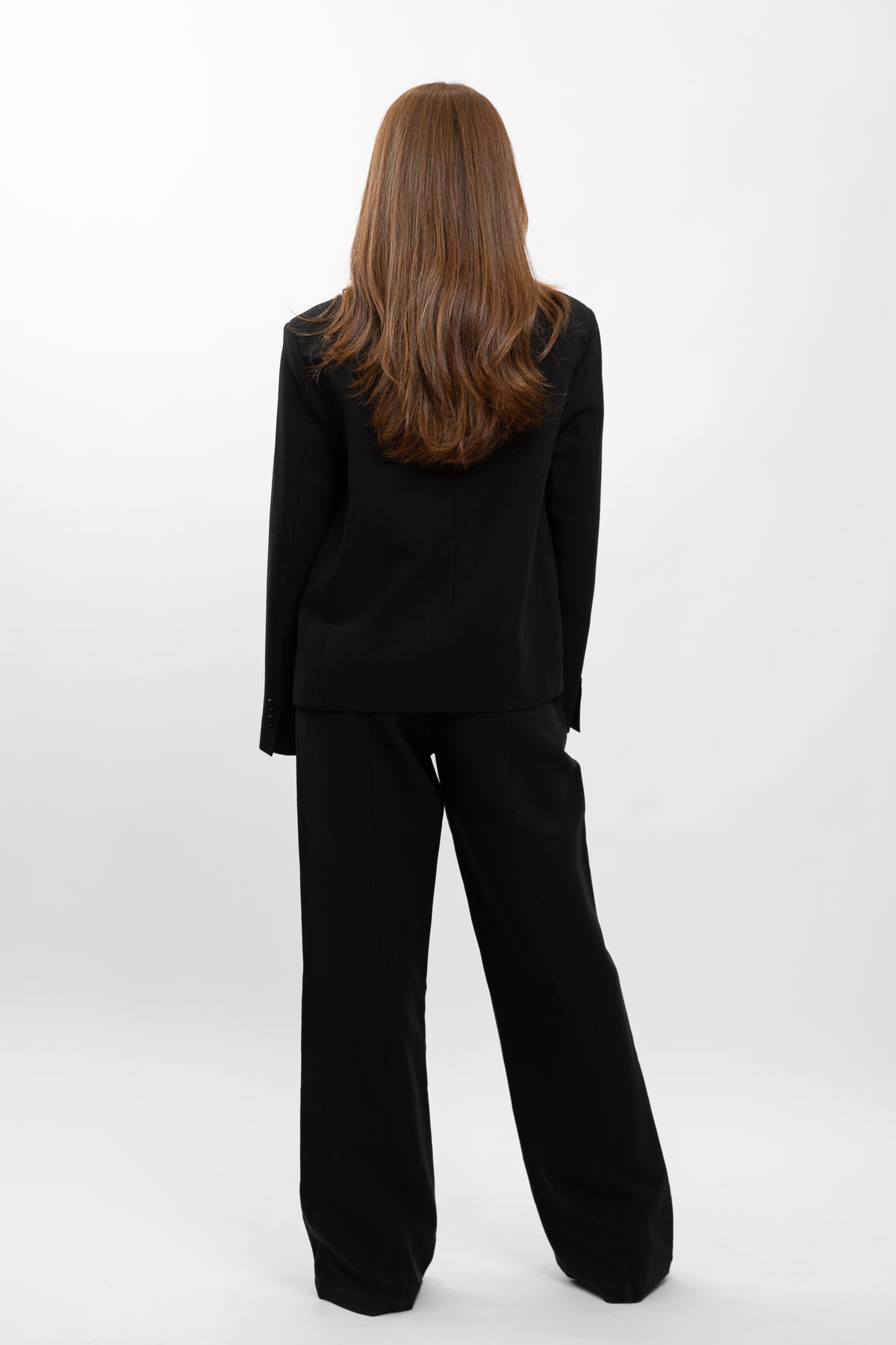 PANTALON NOIR WIDE LEG TAILLE HAUTE
