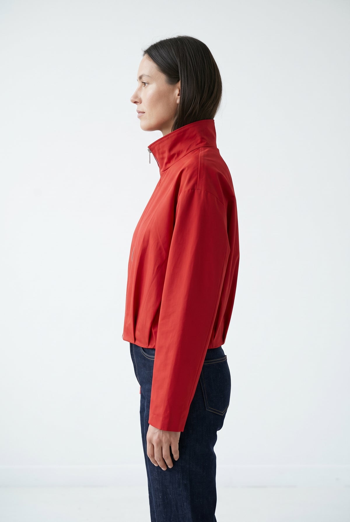 VESTE A COL MONTANT