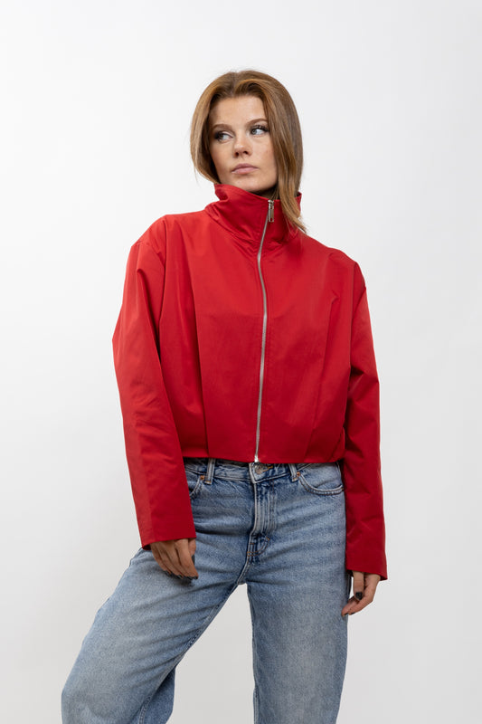 STAND-UP COLLAR JACKET