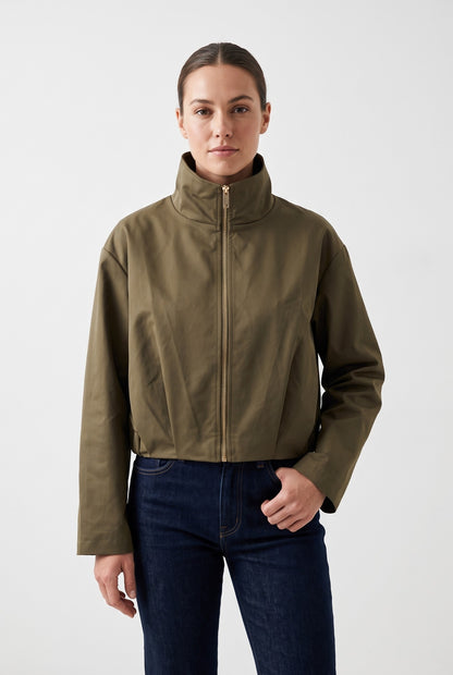 VESTE A COL MONTANT