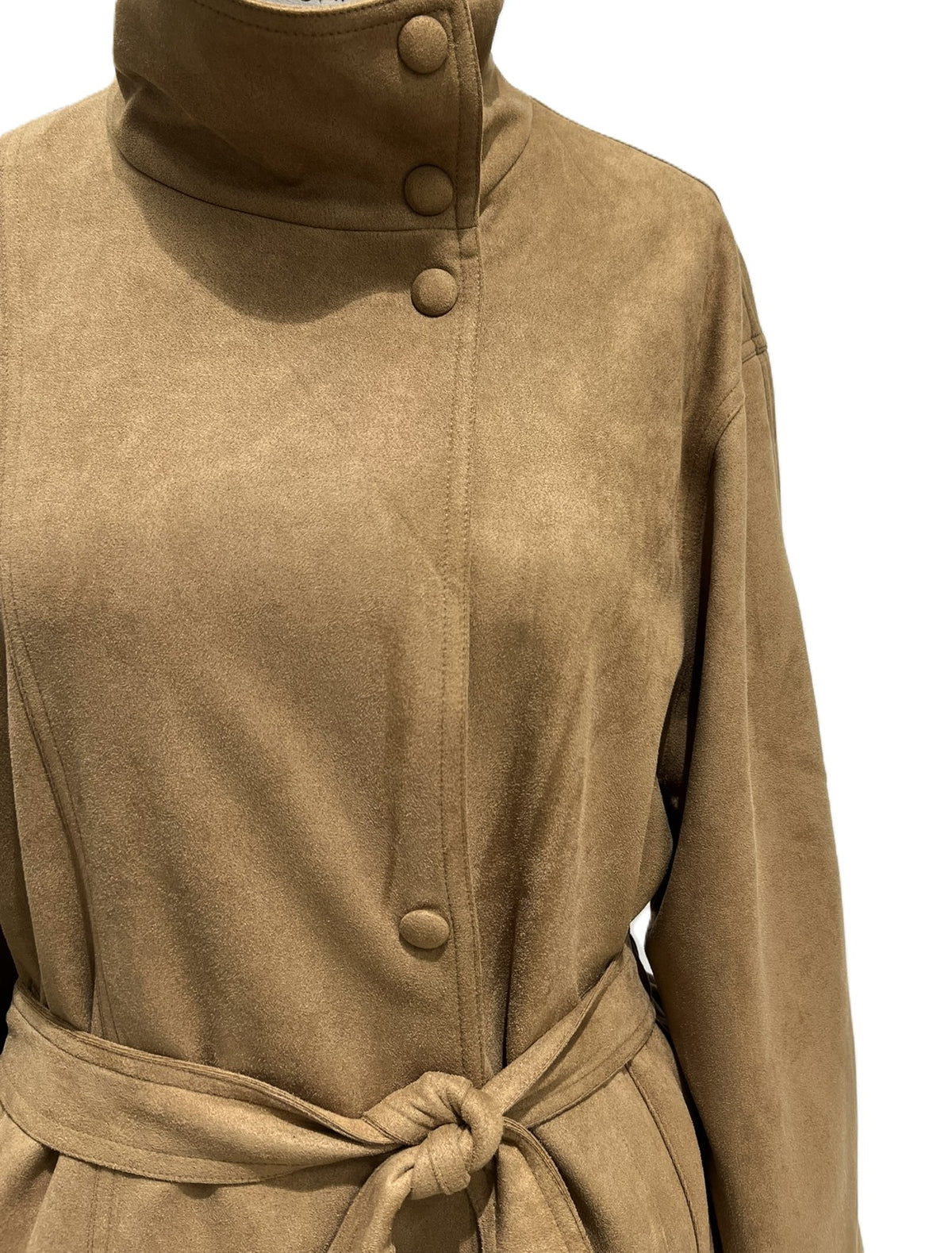 BLOUSON VESTE EFFET DAIM