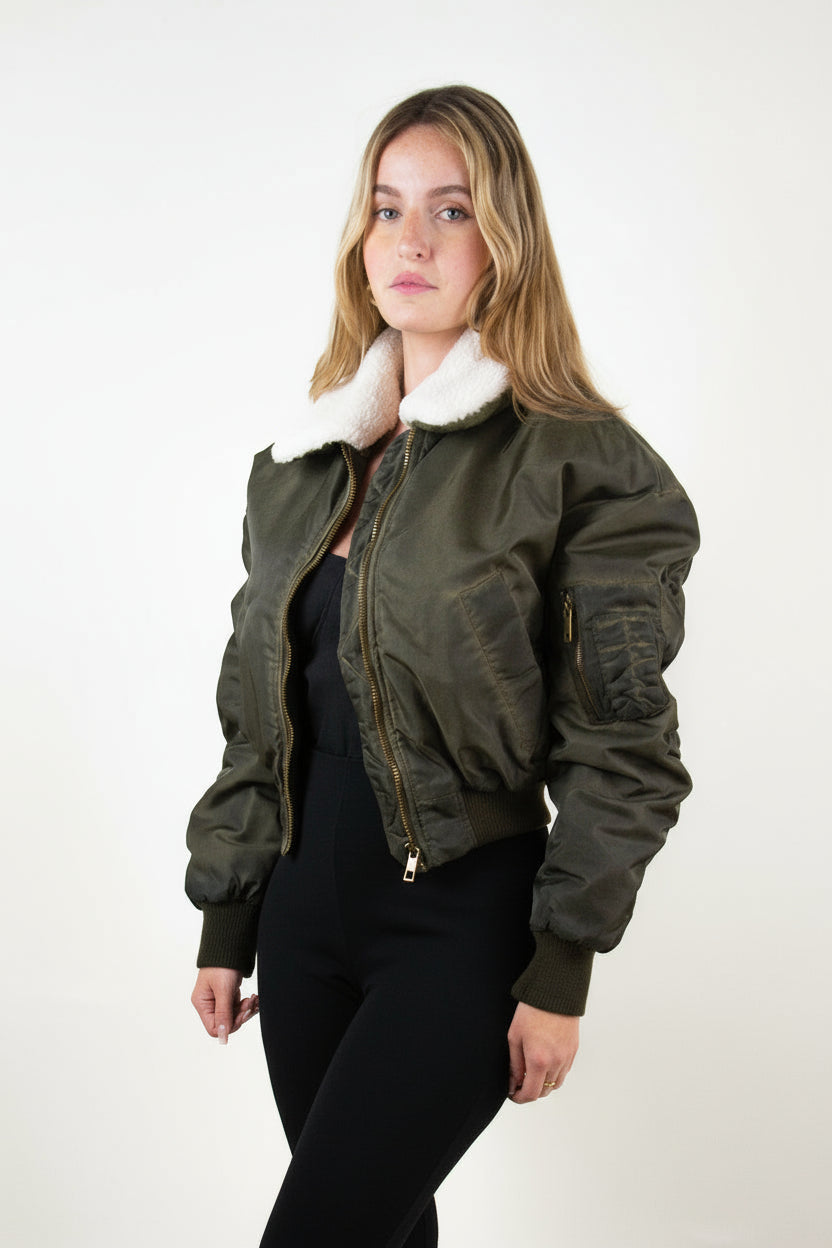 CHAQUETA DE AVIADOR VINTAGE