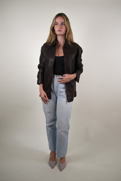VESTE VINTAGE EN SIMILICUIR