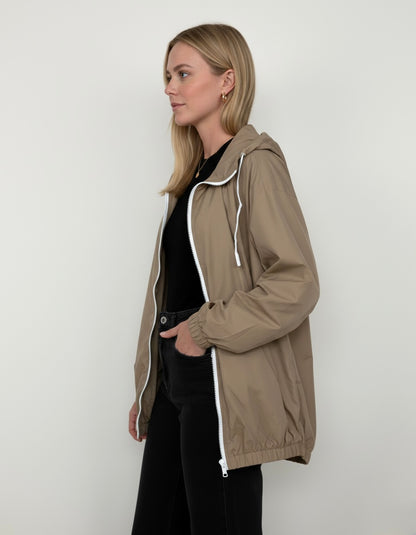 WATERPROOF HOODED JACKET